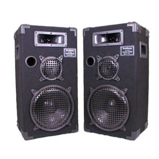 Pro Audio Home PA DJ 10 Black Speaker Pair New Podium Pro Audio 1000C 