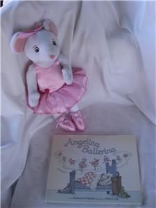 Angelina Ballerina 13 poseabe Cloth Mouse Doll by Sababa + Angelina 