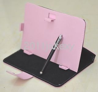   Leather Case+Stylus For 9.7 Le Pan TC 970 / CUBE U9GT2 Tablet PC