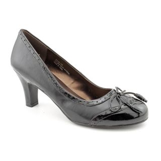 Andiamo Hallie Womens Size 6 Black Wide Synthetic Pumps Classics Shoes 