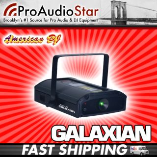 American DJ Galaxian Red Green Laser Effect Stage DJ Light DMX 512 