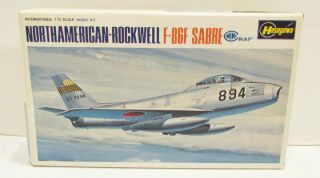 HASEGAWA INTERNATIONAL NORTH AMERICAN ROCKWELL F 86F SABRE 1 72 SCALE 