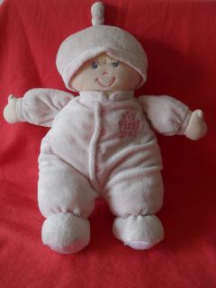 Animal Alley My First Doll Pink Velvety and Plush Very Good 