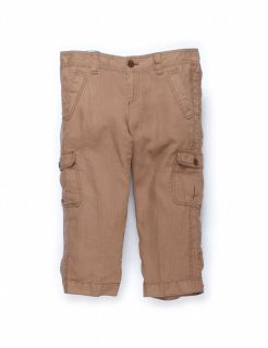 ANN TAYLOR LOFT Brown Cargo Shorts Sz 4P Pants Cropped Capris