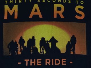 30 THIRTY SECONDS TO MARS THE RIDE t shirt INTO THE WILD TOUR XL