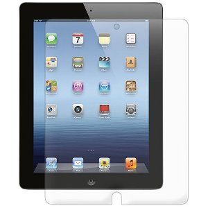 Amzer Anti Glare Screen Protector with Cleaning Cloth for Apple iPad 3 