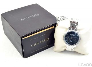 Anne Klein New York Womens 12/2071BMSB Luxury Diamond Accented Watch