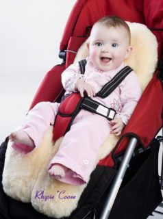 Sheepskin Lambskin Baby Stroller / Car Seat / Pram / Jogger / Buggy 