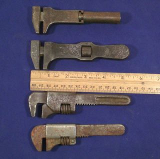   Antique Vintage ADJUSTABLE WRENCHES Tools Bicycle Farm Tractor Auto