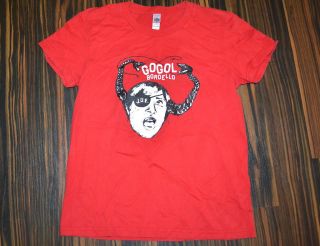 Girls Large Jrs Womens Gogol Bordello T Shirt Gypsy Punk J.U.F 