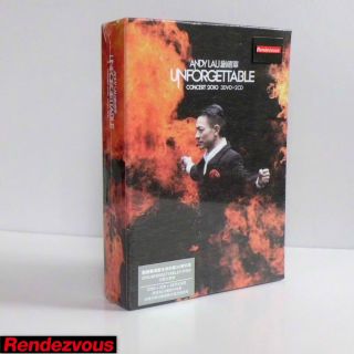 Andy Lau Unforgettable Concert Live 3 DVD 2 CD Limited Edition Hong 