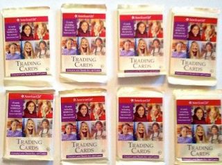 NEW 8 Packages of American Girl Trading Cards (96 total cards) Great 