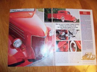 original 1935 ford pickup truck hot rod article time left