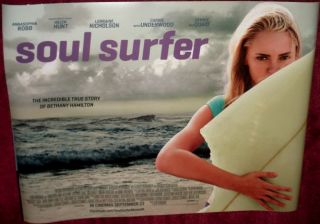 Cinema Poster Soul Surfer 2011 Quad Annasophia Robb Dennis Quaid Helen 