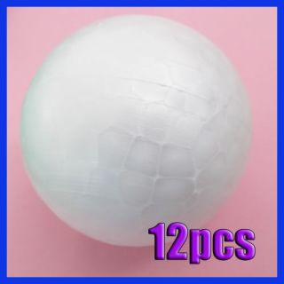12x 70mm Modelling Polystyrene Styrofoam Foam Ball Sphere Xmas 