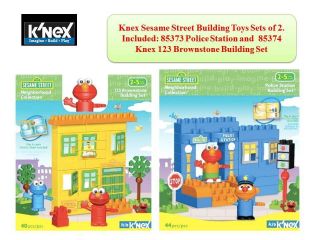   Kid Sesame Street Elmo Building Blocks Toys Sets of 2 (85373+85374