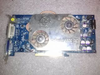 BFG GeForce 6800 OC 128MB DDR AGP DVI I/VGA/TVOUT Video Graphics Card 