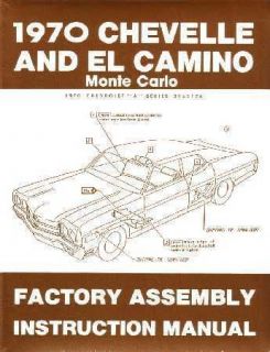   Assembly Manual Book Instructions Illustration (Fits Monte Carlo