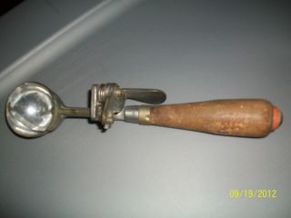 Antique Ice cream scoop 1928 Year patent Benedict Indestructo