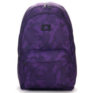 Brand New Adidas EGBP SQUARE LIN Backpack Book Bag in Purple (W65650)