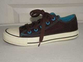 Airwalk Ladies Blue Brown Sneakers Tennis Canvas Shoes Walking NIB