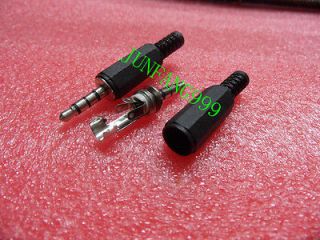 5mm STEREO JACK PLUG AUDIO CABLE SOLDER AV VIDEO CONNECTOR 