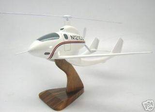 cartercopter autogyro airplane wood model free ship new from 