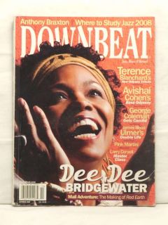 Down Beat Magazine Dee Bridgewater Anthony Braxton RARE