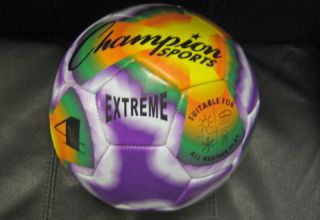 tie dye patterned soccer ball size 4 