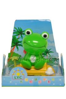 frog flip flap solar powered moving head and feet toy one day shipping 