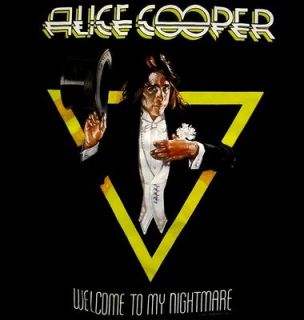 ALICE COOPER cd cv WELCOME TO MY NIGHTMARE Official SHIRT MED new
