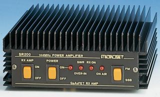 VHF 200W amplifier with GaAsFET preamplifier   Microset CMSR200
