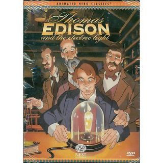 Thomas Edison Animated Hero Classics   DVD NEW Nest Cartoon 