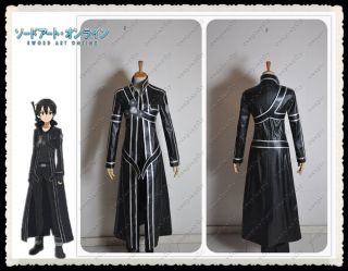 Sword Art Online Kazuto Kirigaya leather cosplay costume only Jacket