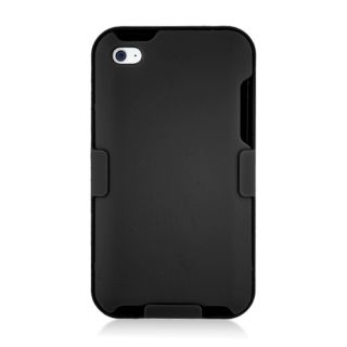 New Black Shell Holster Case Belt Clip Stand for Apple iPod Touch 4th 