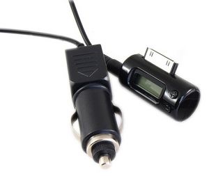 FM Transmitter+Car Charger for Apple iPod Touch iPhone 3G 3GS 4G 4S