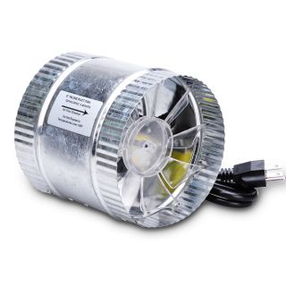   Duct Booster Fan 160CFM Exhaust Blower 6 Inch Cooling Vent Hydroponics