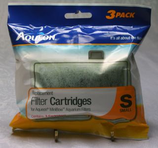   Size Small Aqueon Replacement Filter Cartridges Miibow Aquarium