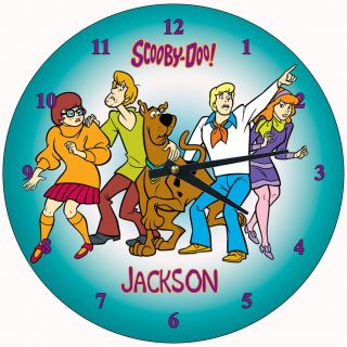 personalized scooby doo wall clock 2  22