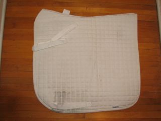 used albion dressage saddle pad white  20