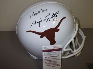 Major Applewhite Autographed Texas Longhorns Football Fullsize Helmet 