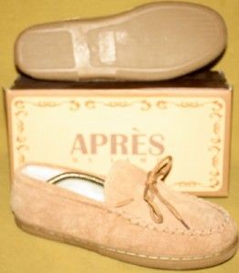 NEW Womens Apres LAMO Leather Slipper Moccasin Loafers Shoes 10