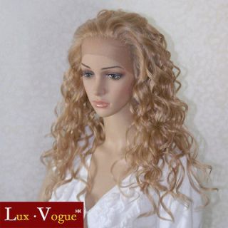 Newly listed Handsewn Synthetic FULL LACE FRONT Curl Wig 9199#613M27