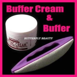 Buffer Buffing Cream Nail Art Tools Varnish Polish D139