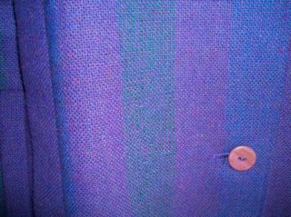 Triona Design Ardara Co Donegal Ireland Wool Purple Jacket Small