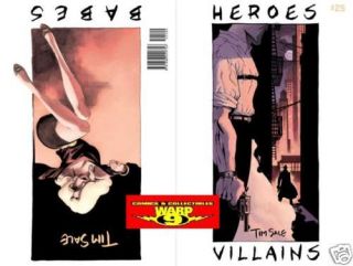 tim sale heroes villains babes sketchbook nbc 