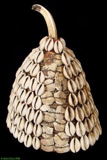 Lega Bwami Hat Cowrie and Mussel Shells, African Museum Collection