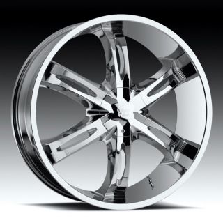 28 inch vision hollywood 6 chrome wheels rims 6x135 30
