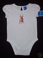 NEW American Apparel PRINCESS Short Sleeve Infant Baby Girl Rib 