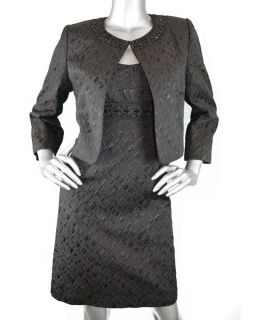 Retail $320 Tahari Arthur s Levine Luxe Petite Jacket Dress